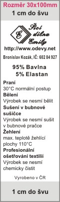 Oetovac etiketa - textov pokyny