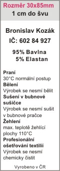 Oetovac etiketa - textov pokyny